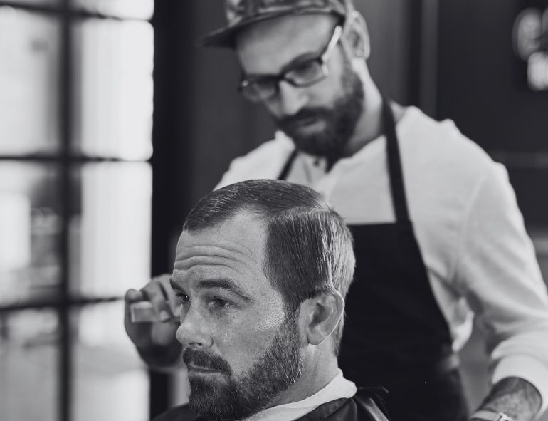 Permed Hair with Short Sides: Textured Volume with Modern Structure